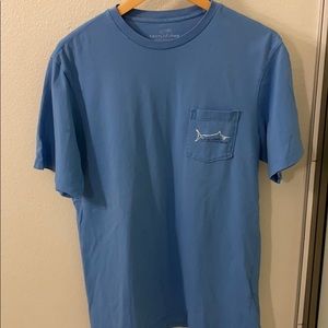 Vineyard Vines Fish graphic pocket tee